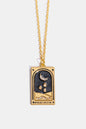 Tarot Card Pendant Stainless Steel Necklace