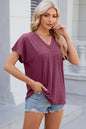 V-Neck Short Sleeve T-Shirt